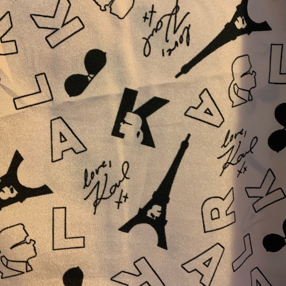 Karl Lagerfeld - Paris Print Blouse - Picture 6 of 6